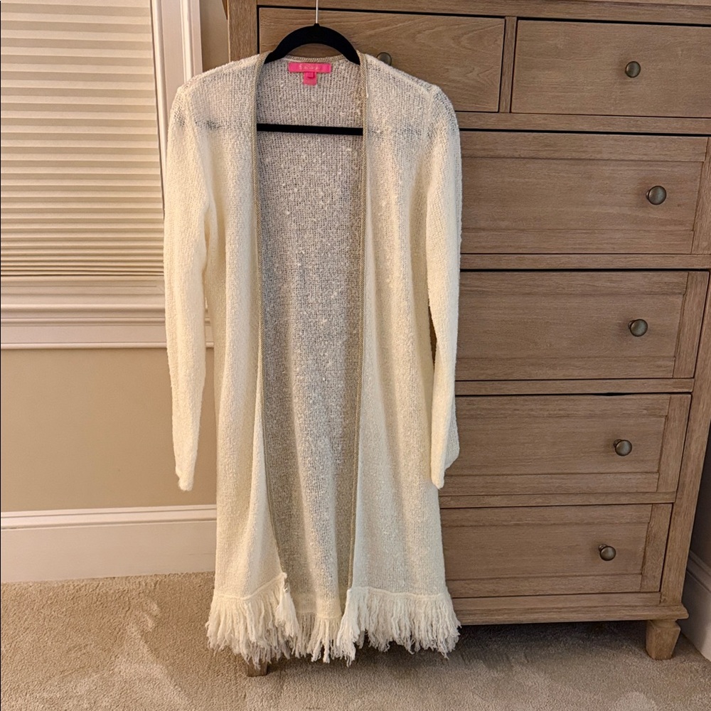 Lilly Pulitzer - Cream, White & Gold Sweater